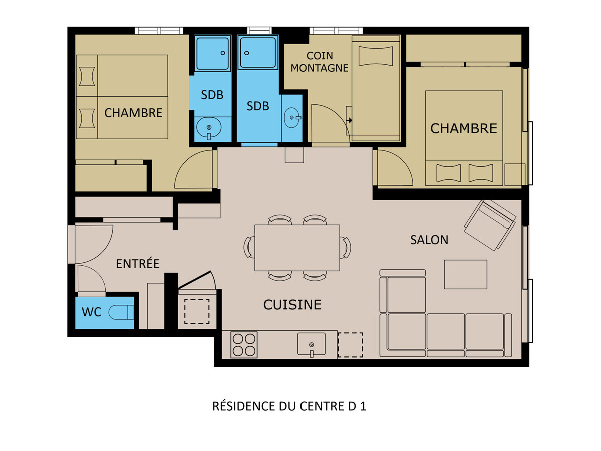 Appart 3★ 6 pers, terrasse sud, 50m pistes La Clusaz - Photo 13