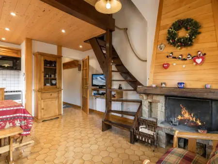 Duplex 4 pers., vue montagne, 650 m des pistes : photo 2
