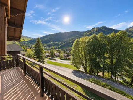 Duplex 4 pers., vue montagne, 650 m des pistes : photo 6