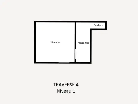 Duplex 4 pers., vue montagne, 650 m des pistes : photo 13