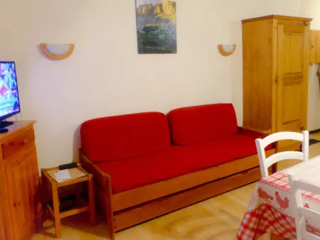 Studio 2 cabines Valloire, animaux acceptés, parking