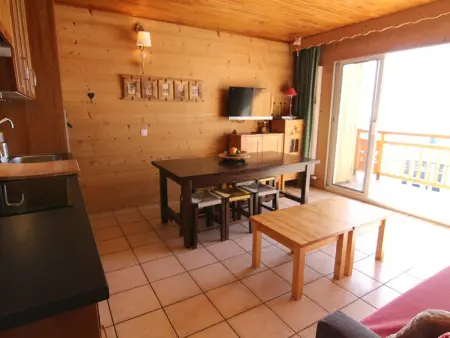 Studio 4 pers avec balcon face aux pistes – L'Alpe d'Huez : photo 5