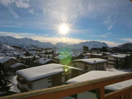 Appartement 3 pièces face aux pistes, balcon sud à Huez : photo 2