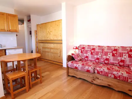 Location appartement à Huez, Studio cosy pour 4 à lAlpe dHuez, animaux acceptés