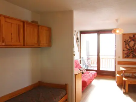 Appartement 2 pièces Huez, balcon sud, 300 m remontées : photo 4