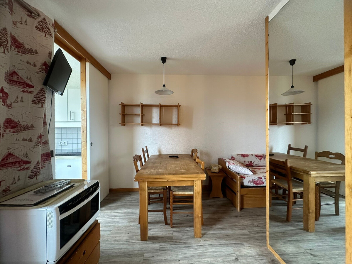 Studio 28m² aux pistes, balcon - 4 personnes - Photo 5