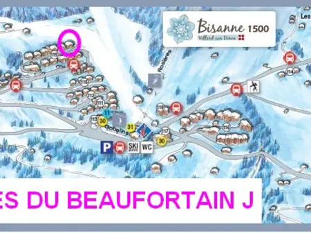 T4 Mezzanine 77m² Vue Montagne & Parking Couvert : photo 16