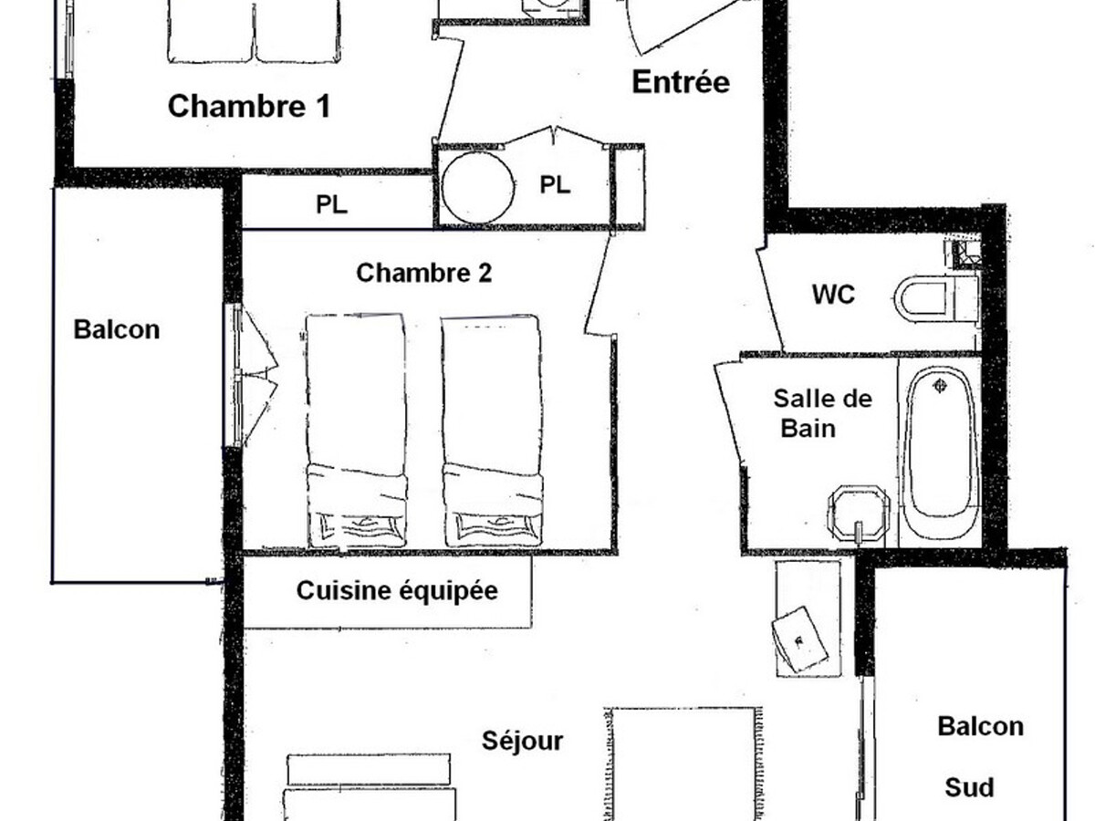 3 pièces 2 salles de bains, piscine et garage à Villard-sur-Doron - Photo 4