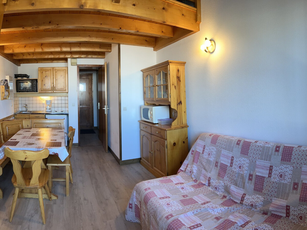 Studio mezzanine 6 pers aux Saisies, balcon sud vue pistes - Photo 1