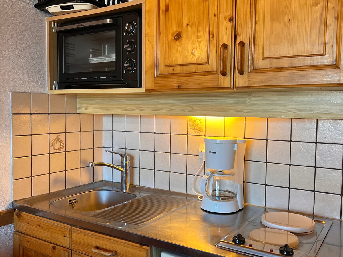 Studio mezzanine 6 pers aux Saisies, balcon sud vue pistes - Photo 2