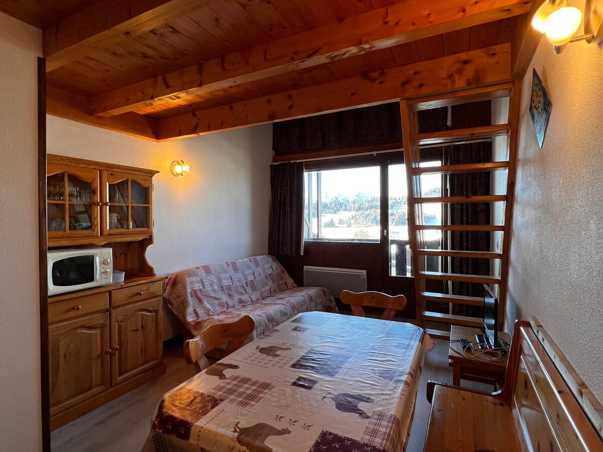 Studio mezzanine 6 pers aux Saisies, balcon sud vue pistes - Photo 5