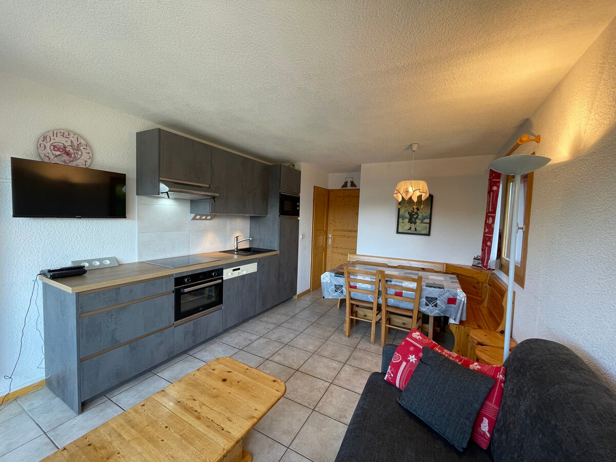 Apt 3 pièces aux Saisies, balcon sud, vue pistes - Photo 5