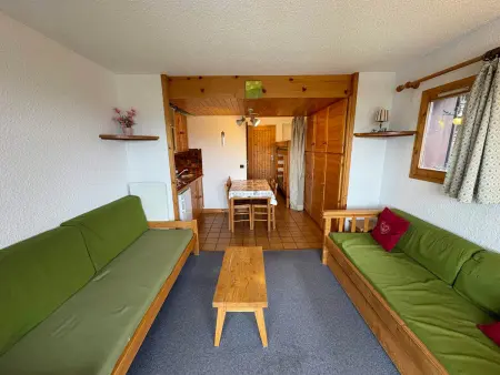 Studio cabine 5 couchages, balcon sud, Les Saisies - Photo 4