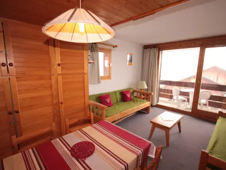 Studio cabine 5 couchages, balcon sud, Les Saisies - Photo 7