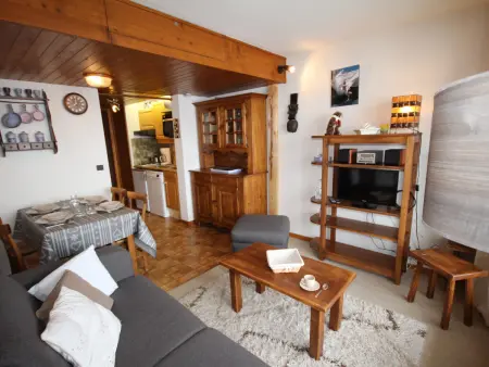Appartement 2 pièces Les Saisies, vue montagne et pistes