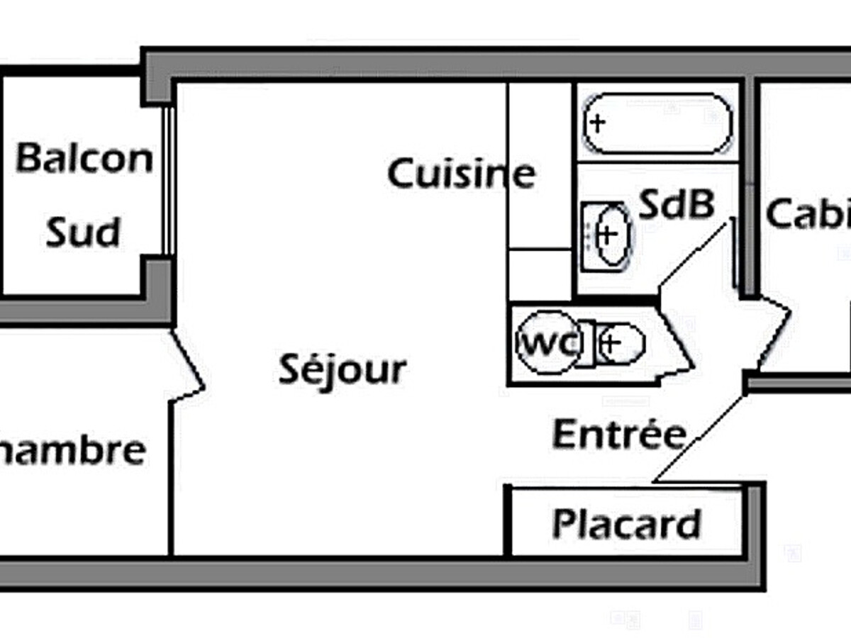 Appartement 3 pièces 6 pers, balcon vue Beaufortain - Photo 4