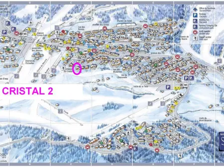 Studio cabine 5 pers aux Saisies, balcon sud vue pistes - Photo 10