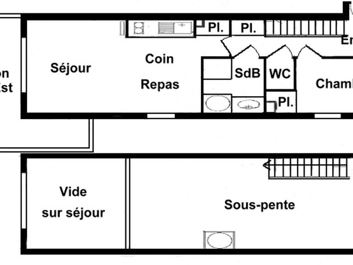 Appartement 52m² vue pistes, balcon sud, 6 pers - Photo 4