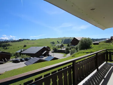 Studio cabine 5 places aux Saisies, ski au pied, balcon : photo 12