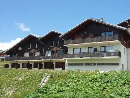 Studio cabine 5 places aux Saisies, ski au pied, balcon : photo 15