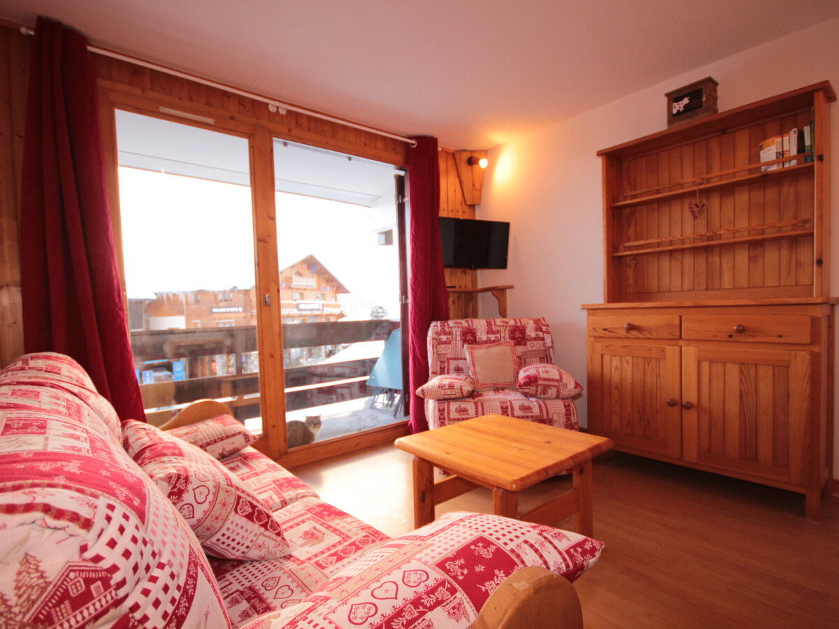 Studio cabine 4 pers aux Saisies, vue pistes sud - Photo 9