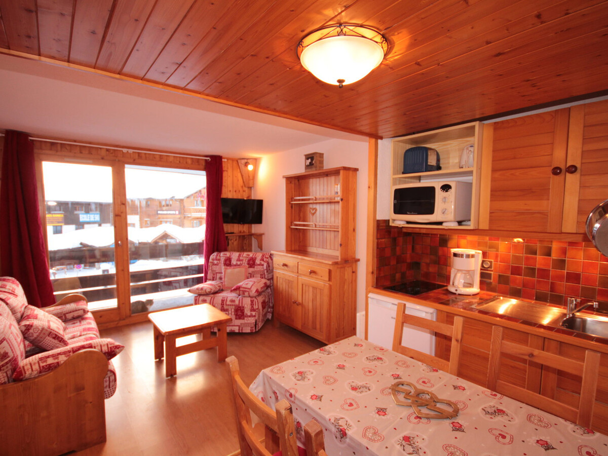 Studio cabine 4 pers aux Saisies, vue pistes sud - Photo 11