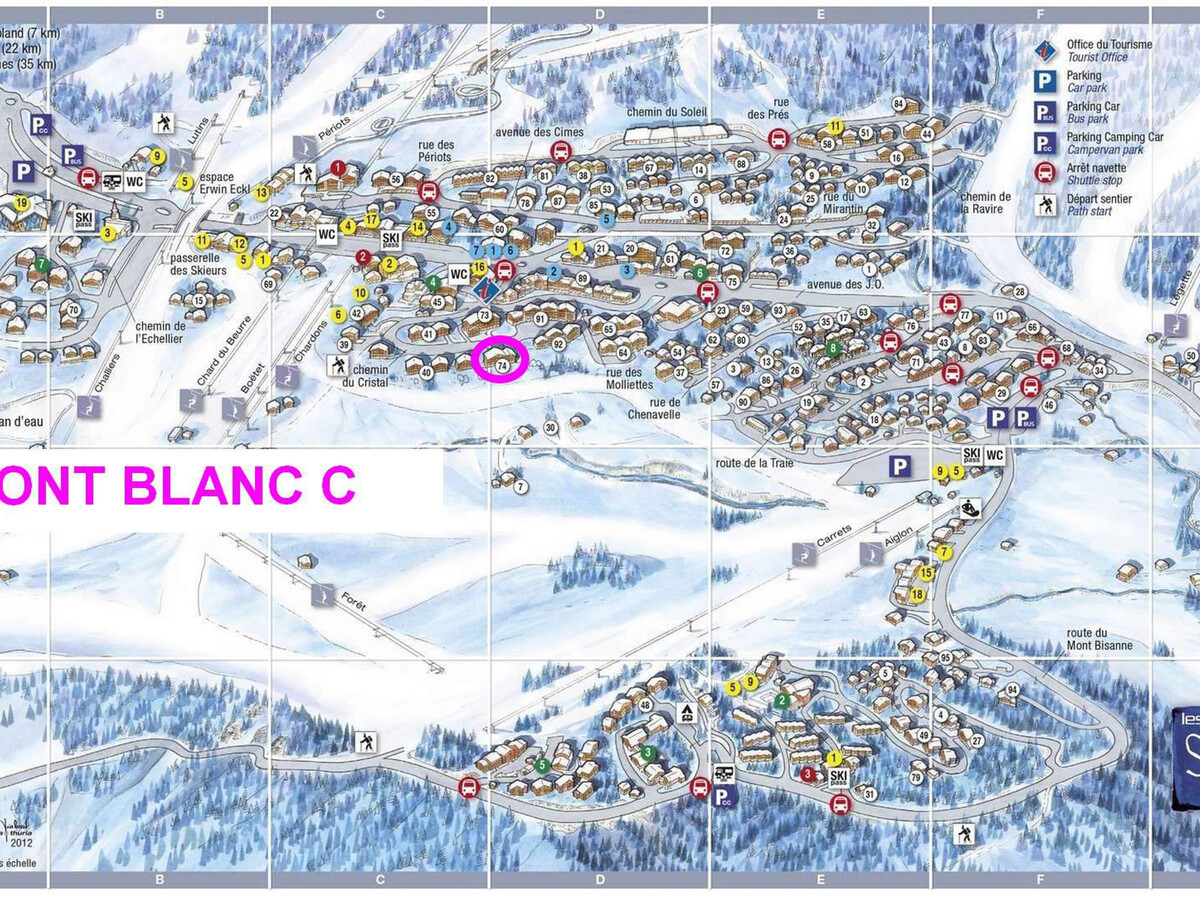 Studio cabine 5 pers. balcon sud, vue pistes aux Saisies - Photo 10