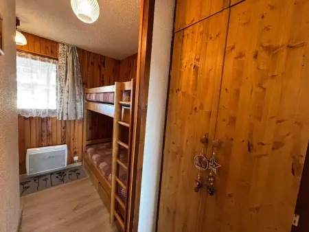 Studio cabine 26 m² aux Saisies, balcon sud vue pistes : photo 2