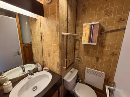 Studio cabine 26 m² aux Saisies, balcon sud vue pistes : photo 3