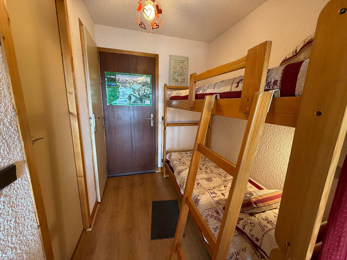 Studio-cabine 4 pers. aux Saisies, balcon sud vue pistes - Photo 2