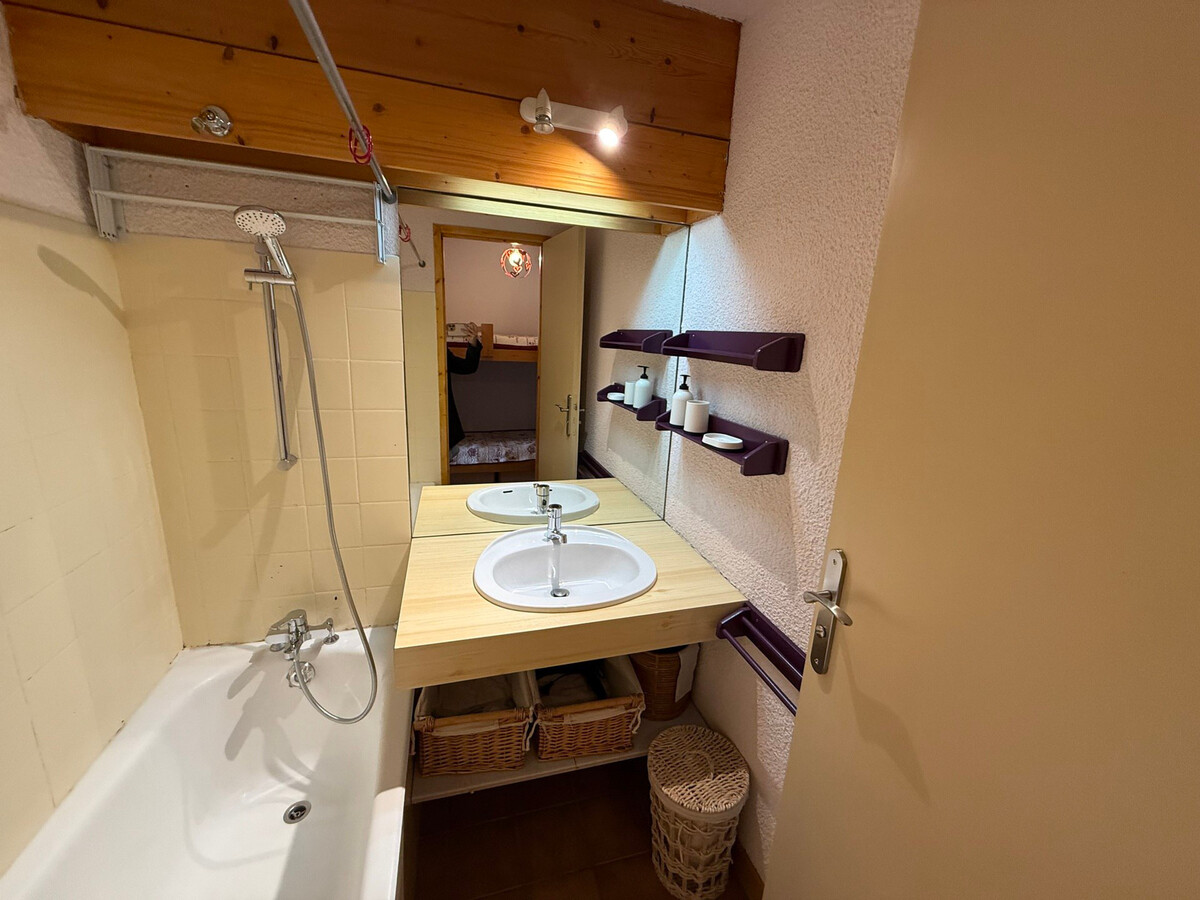 Studio-cabine 4 pers. aux Saisies, balcon sud vue pistes - Photo 3