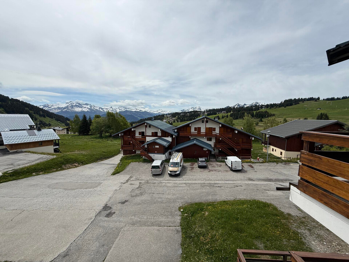 Studio-cabine 4 pers. aux Saisies, balcon sud vue pistes - Photo 10