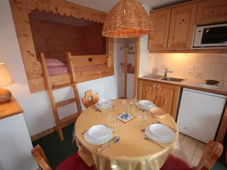 Appartement 2 pièces + alcôve vue massif du Beaufortain, Les Saisies : photo 8