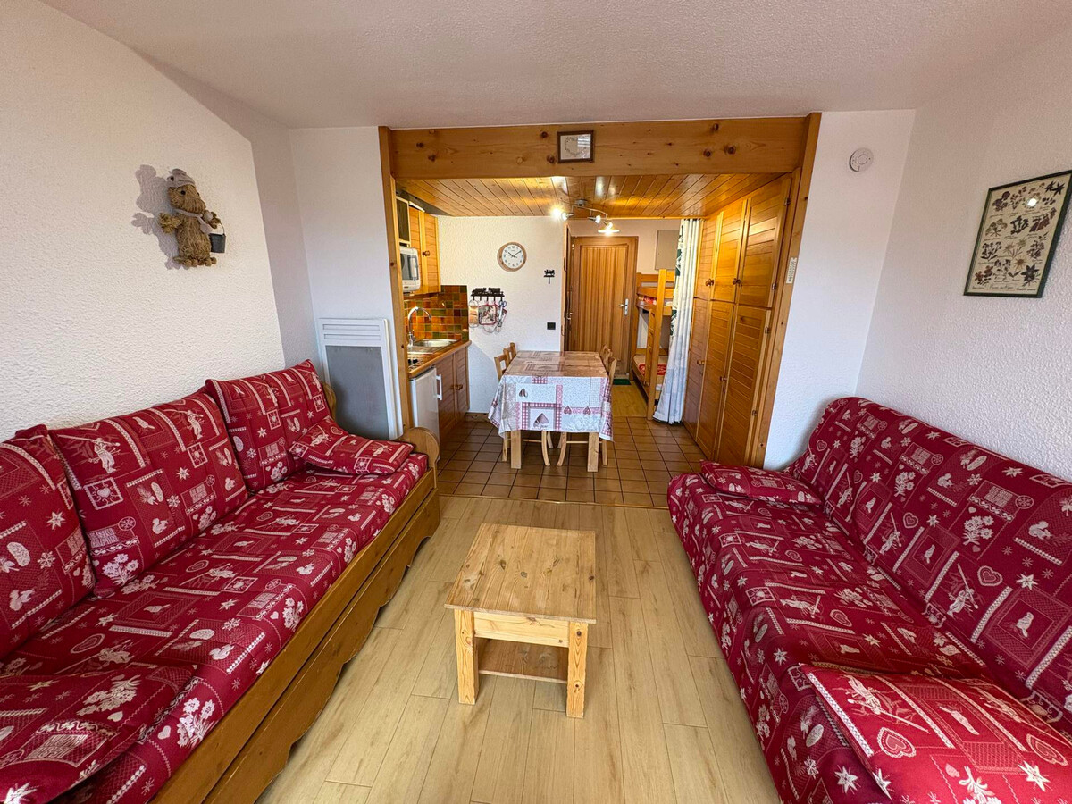 Studio cabine plein sud Les Saisies, 4 pers, animaux OK - Photo 1