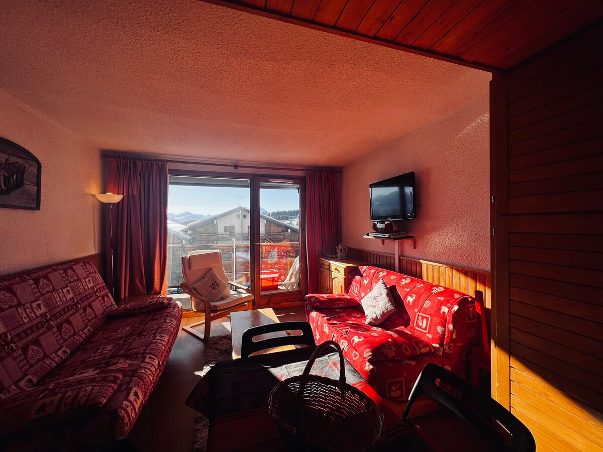 Studio cabine 24m² vue pistes Les Saisies, 4 pers - Photo 5