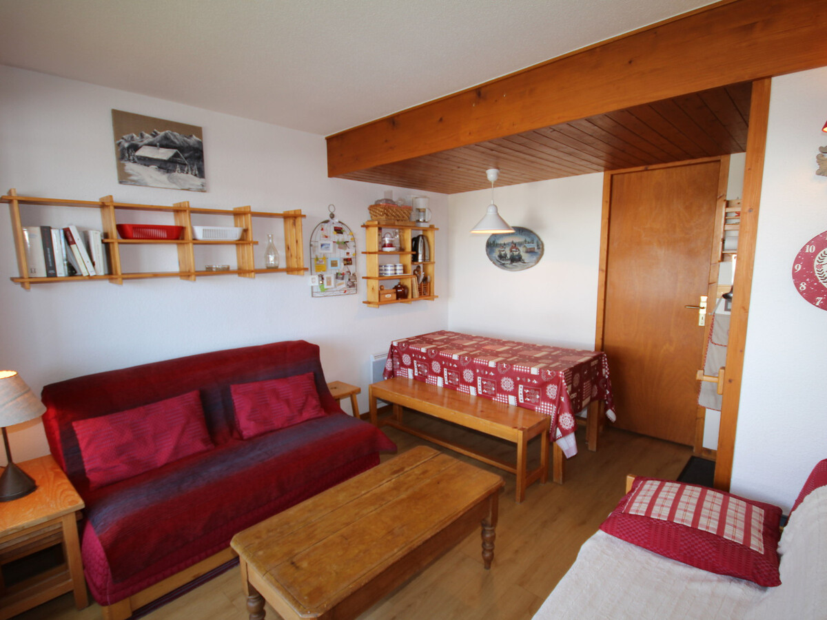 Studio cabine 4 pers aux Saisies, balcon sud vue pistes - Photo 5