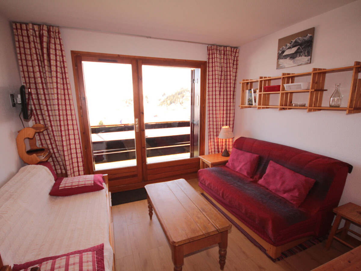 Studio cabine 4 pers aux Saisies, balcon sud vue pistes - Photo 8