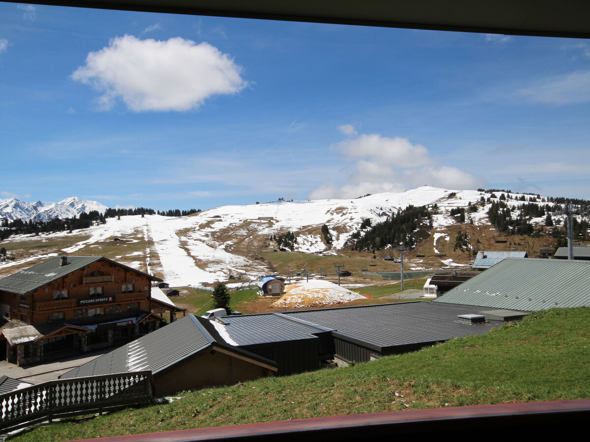 Studio cabine 4 pers aux Saisies, balcon sud vue pistes - Photo 10
