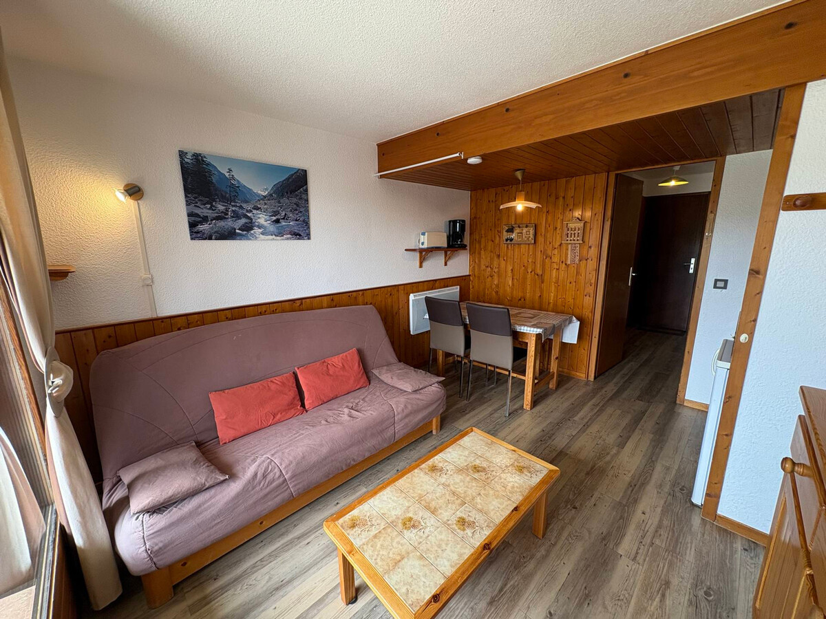 Studio cabine 4 pers, balcon sud aux Saisies - Photo 6