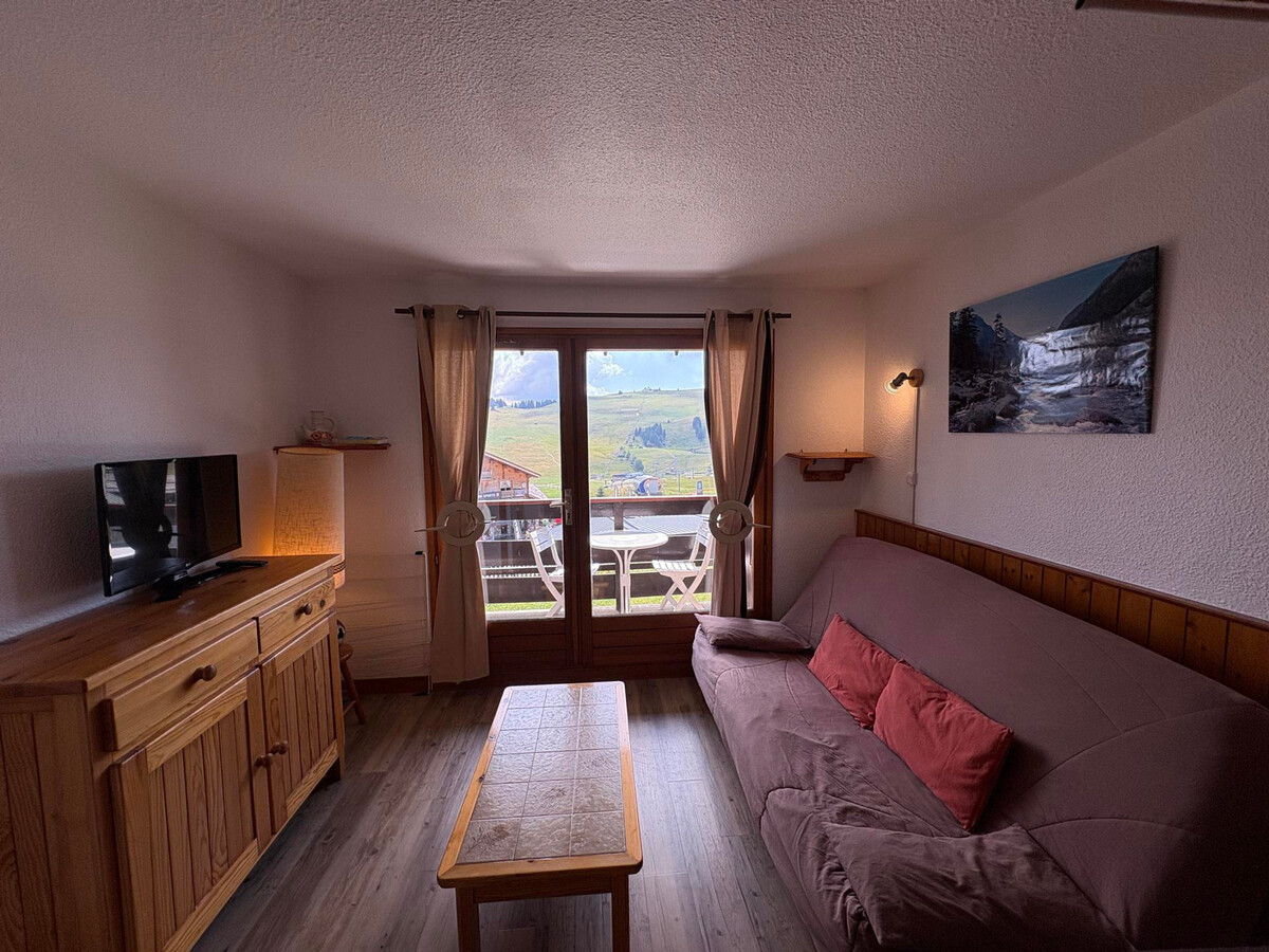 Studio cabine 4 pers, balcon sud aux Saisies - Photo 7