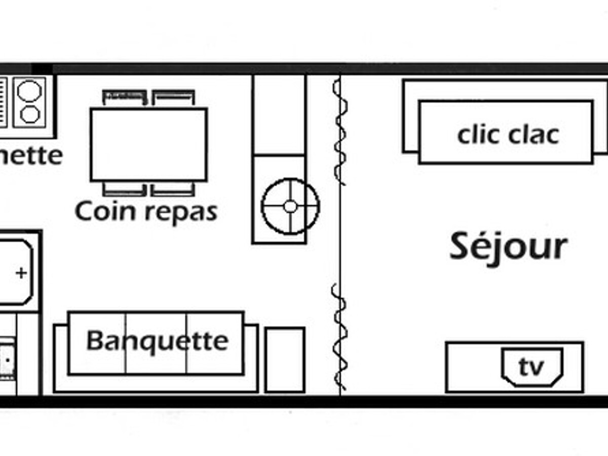 Studio 4 pers. plein sud aux Saisies, vue pistes - Photo 4