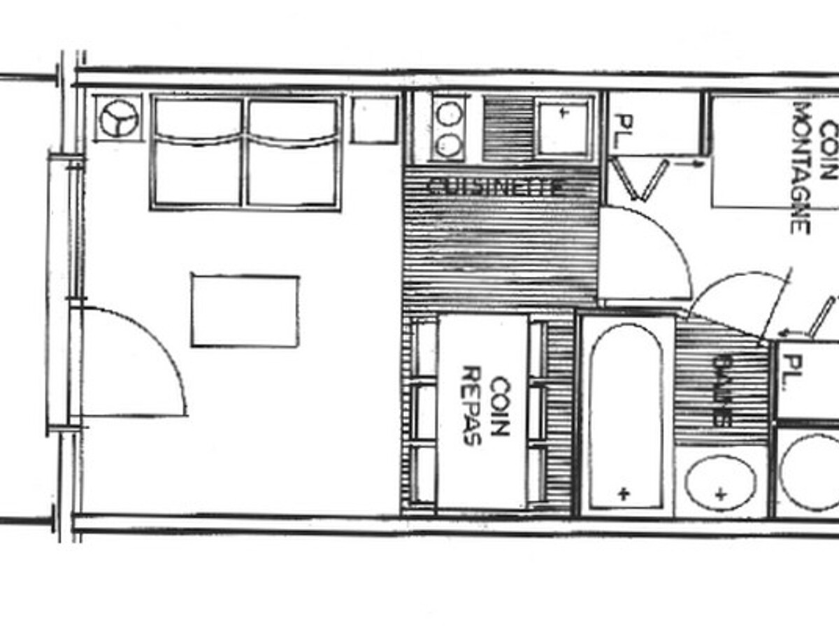 Studio cabine 4 pers aux Saisies, balcon sud vue pistes - Photo 4