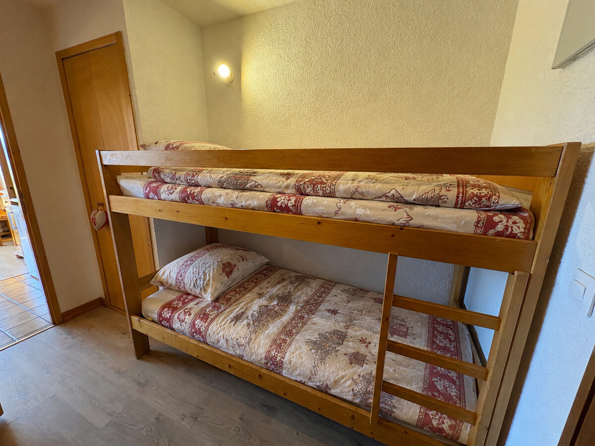 Studio cabine 4 pers aux Saisies, balcon sud vue pistes - Photo 5
