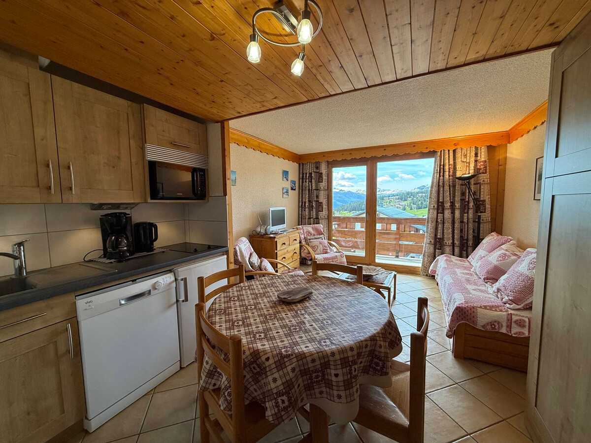 Studio cabine 4 couchages aux Saisies, balcon sud - Photo 8