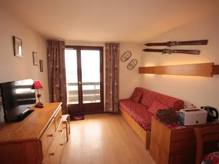Studio 3 pers. balcon sud Les Saisies, animaux OK : photo 5