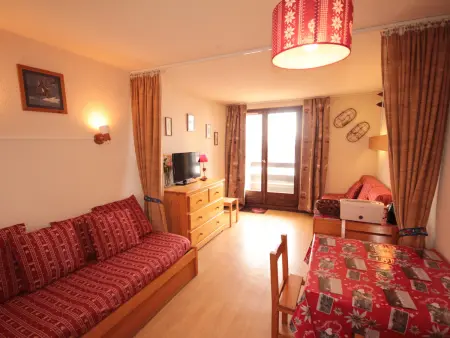 Studio 3 pers. balcon sud Les Saisies, animaux OK : photo 8