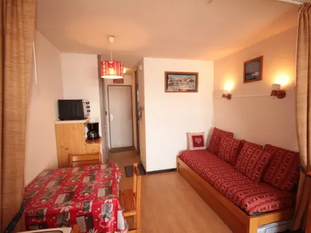 Studio 3 pers. balcon sud Les Saisies, animaux OK : photo 11