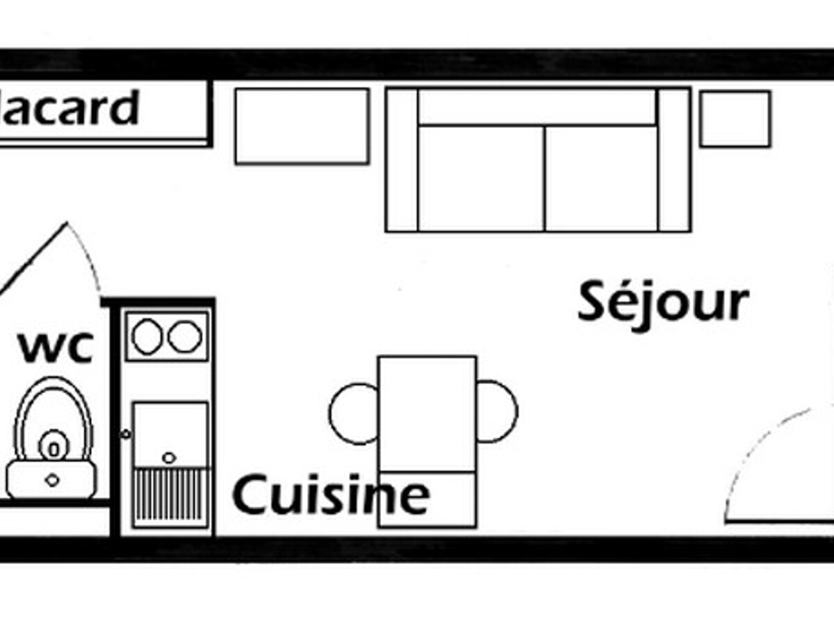 Studio 3 pers. Hauteluce - Balcon sud et équipements complets - Photo 4