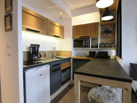 Studio 4 pers Alpe d'Huez, balcon sud, 200m des pistes : photo 4
