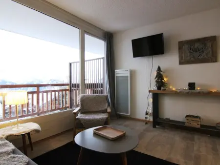 Studio 4 pers Alpe d'Huez, balcon sud, 200m des pistes : photo 5